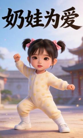 短剧《奶娃为爱》海报