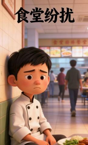 短剧《食堂纷扰》海报