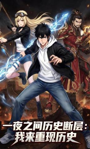 短剧《一夜之间历史断层：我来重现历史》海报