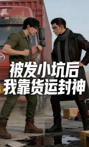 短剧《被发小坑后，我靠货运封神》海报