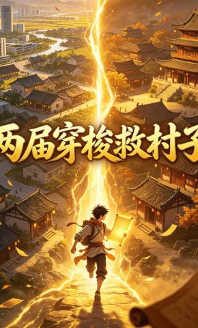 短剧《两届穿梭救村子》海报