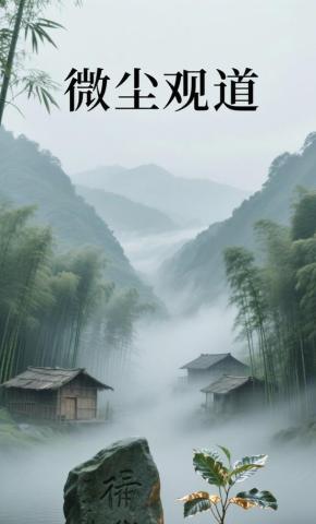 短剧《微尘观道》海报