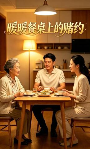 短剧《暖暖餐桌上的赌约》海报