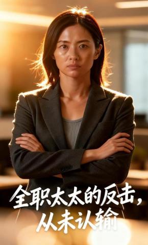 短剧《全职太太的反击，从未认输》海报