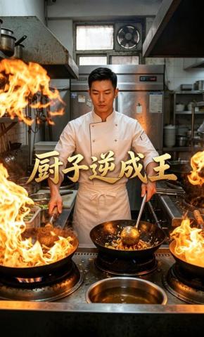 短剧《厨子逆成王》海报