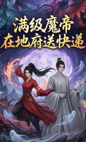 短剧《满级魔帝在地府送快递》海报