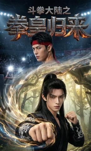 短剧《斗拳大陆之拳皇归来》海报