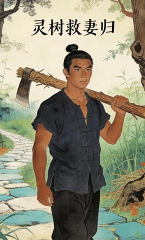 短剧《灵树救妻归》海报