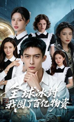 短剧《全球冰封：我囤了百亿物资》海报