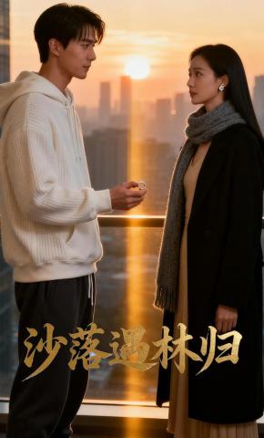 短剧《沙落遇林归》海报