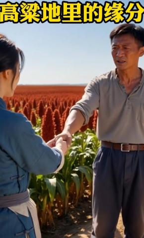 短剧《高粱地里的缘分》海报