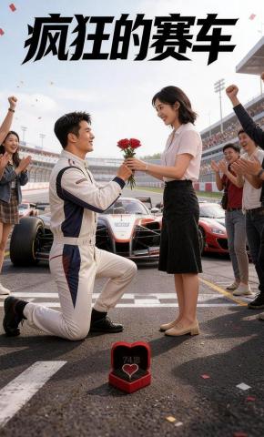 短剧《疯狂的赛车》海报