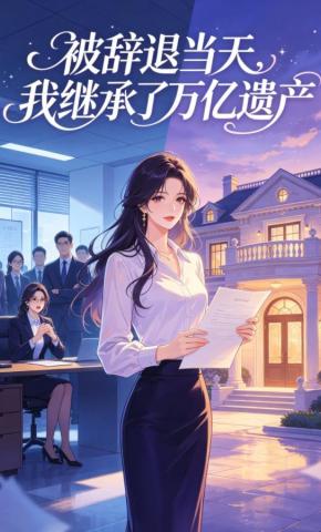 短剧《被辞退当天，我继承了万亿遗产》海报