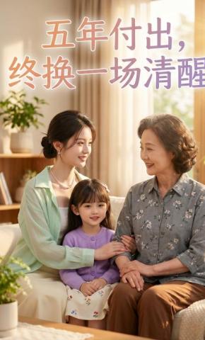 短剧《五年付出，终换一场清醒》海报