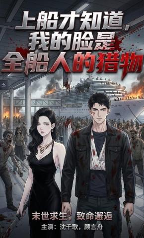 短剧《上船才知道，我的脸是全船人的猎物》海报
