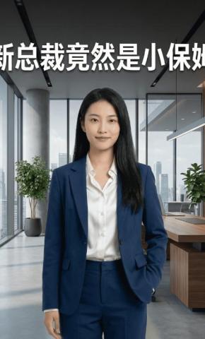 短剧《新总裁竟然是小保姆》海报