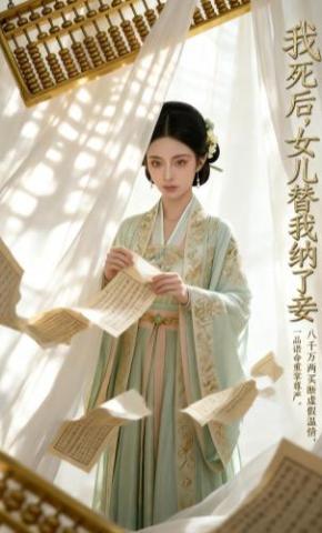 短剧《我死后，女儿替我纳了妾》海报
