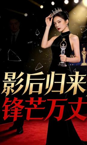 短剧《影后归来，锋芒万丈》海报