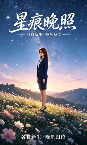 短剧《星痕晚照》海报