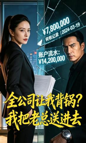 短剧《全公司让我背锅？我把老总送进去》海报