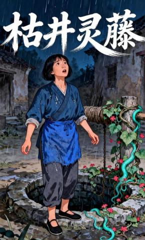 短剧《枯井灵藤》海报