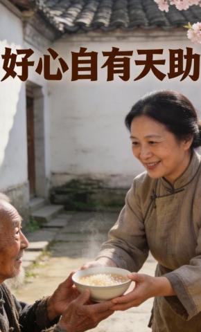 短剧《好心自有天助》海报