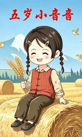 短剧《五岁小音音》海报