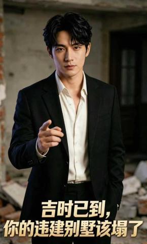 短剧《吉时已到，你的违建别墅该塌了》海报