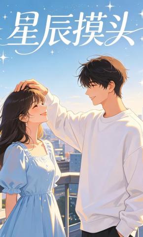 短剧《星辰摸头》海报