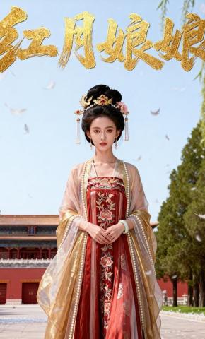 短剧《红月娘娘》海报