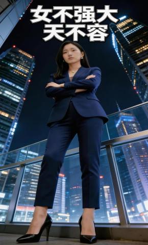 短剧《女不强大天不容》海报