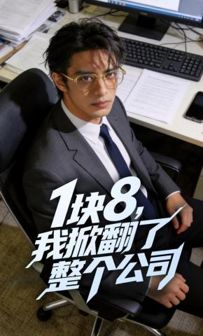 短剧《1块8，我掀翻了整个公司》海报