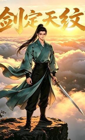 短剧《剑定天纹》海报