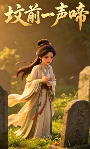 短剧《坟前一声啼》海报