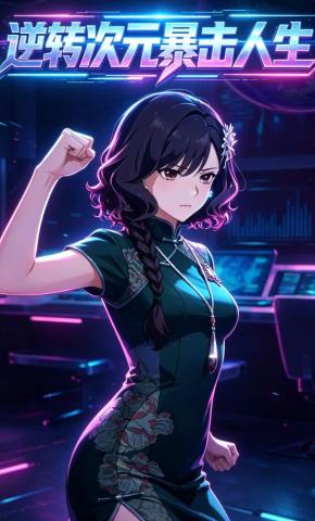 短剧《逆转次元暴击人生》海报