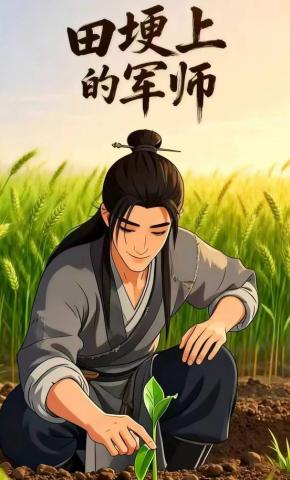 短剧《田埂上的军师》海报