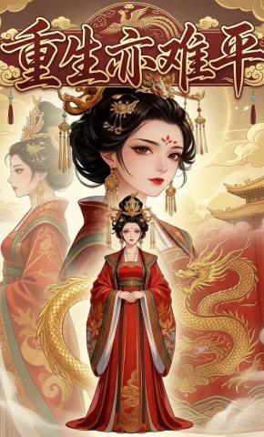 短剧《重生亦难平》海报