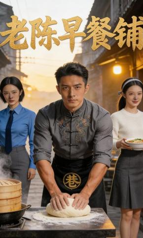 短剧《老陈早餐铺》海报