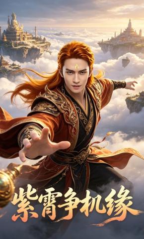 短剧《紫霄争机缘》海报