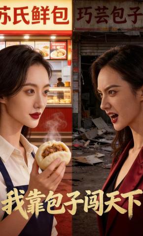 短剧《我靠包子闯天下》海报