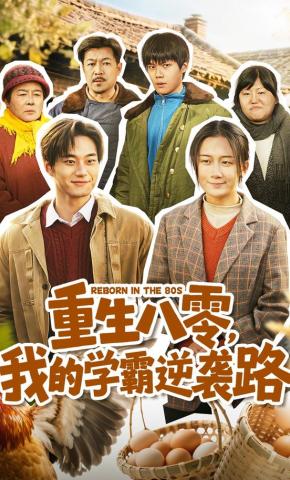 短剧《重生八零，我的学霸逆袭路》海报