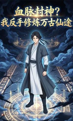 短剧《血脉封神？我反手修炼万古仙途》海报
