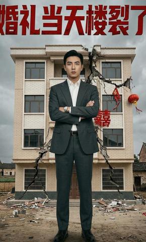 短剧《婚礼当天楼裂了》海报