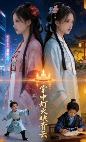 短剧《掌中灯火映青云》海报