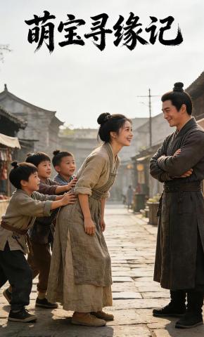 短剧《萌宝寻缘记》海报