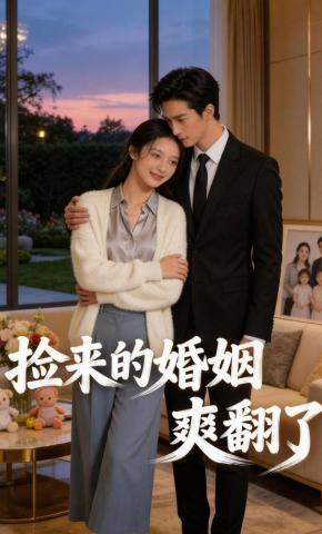 短剧《捡来的婚姻爽翻了》海报