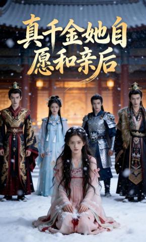 短剧《真千金她自愿和亲后》海报