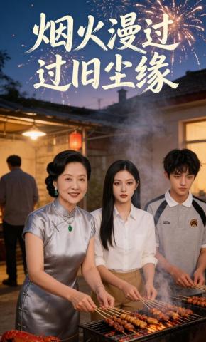 短剧《烟火漫过旧尘缘》海报