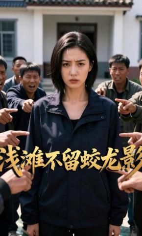 短剧《浅滩不留蛟龙影》海报