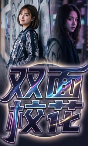 短剧《双面校花》海报